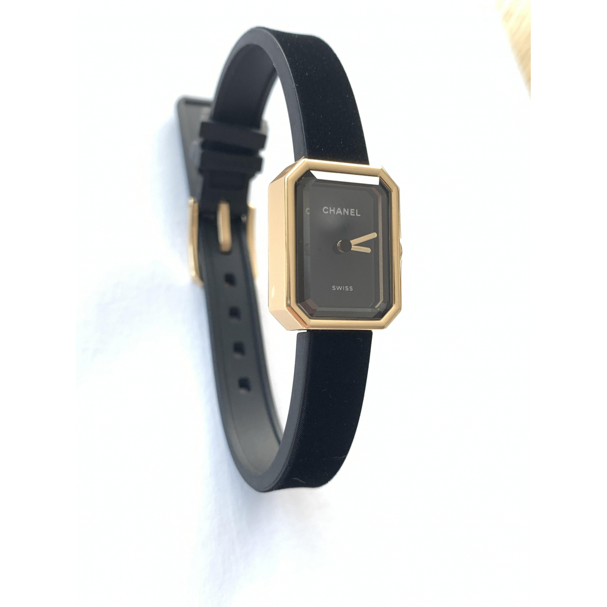 Première mini yellow gold watch Chanel 